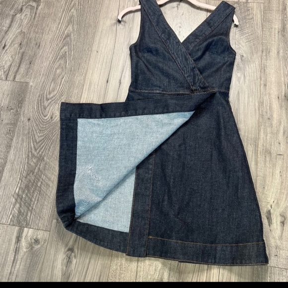 NWT Baldwin Sleeveless Denim Rinse Goldie Dress - Picture 3 of 6